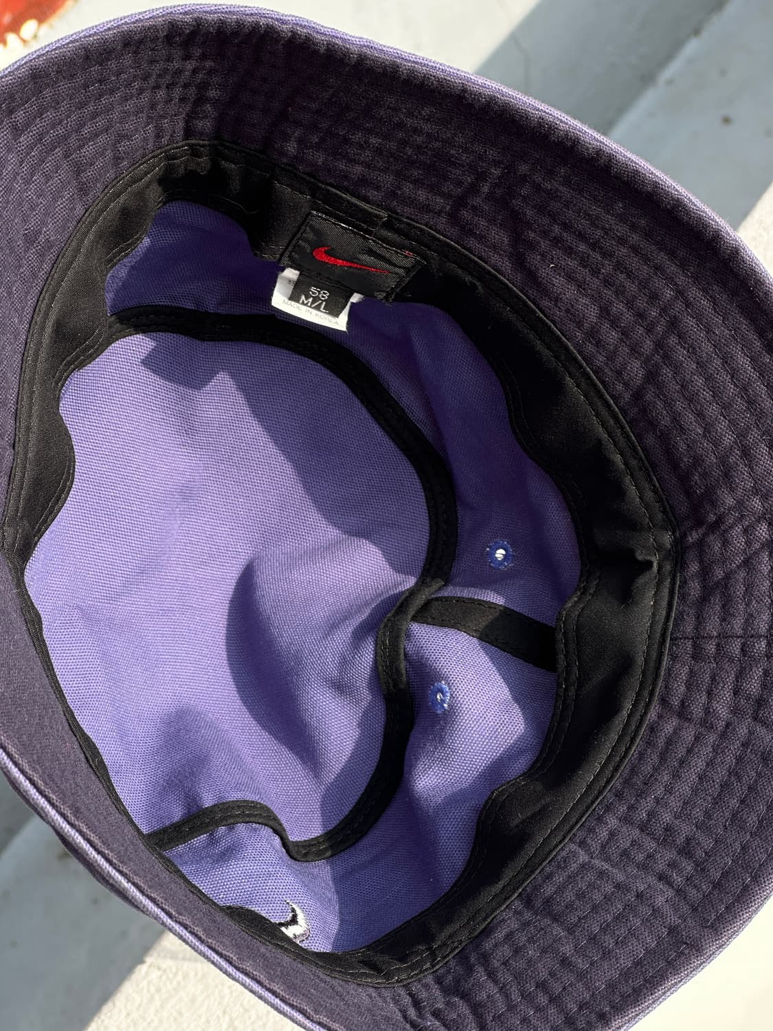 [M-L] 00s 나이키 로고 빈티지 버킷햇 모자 Korea made 상품이미지5