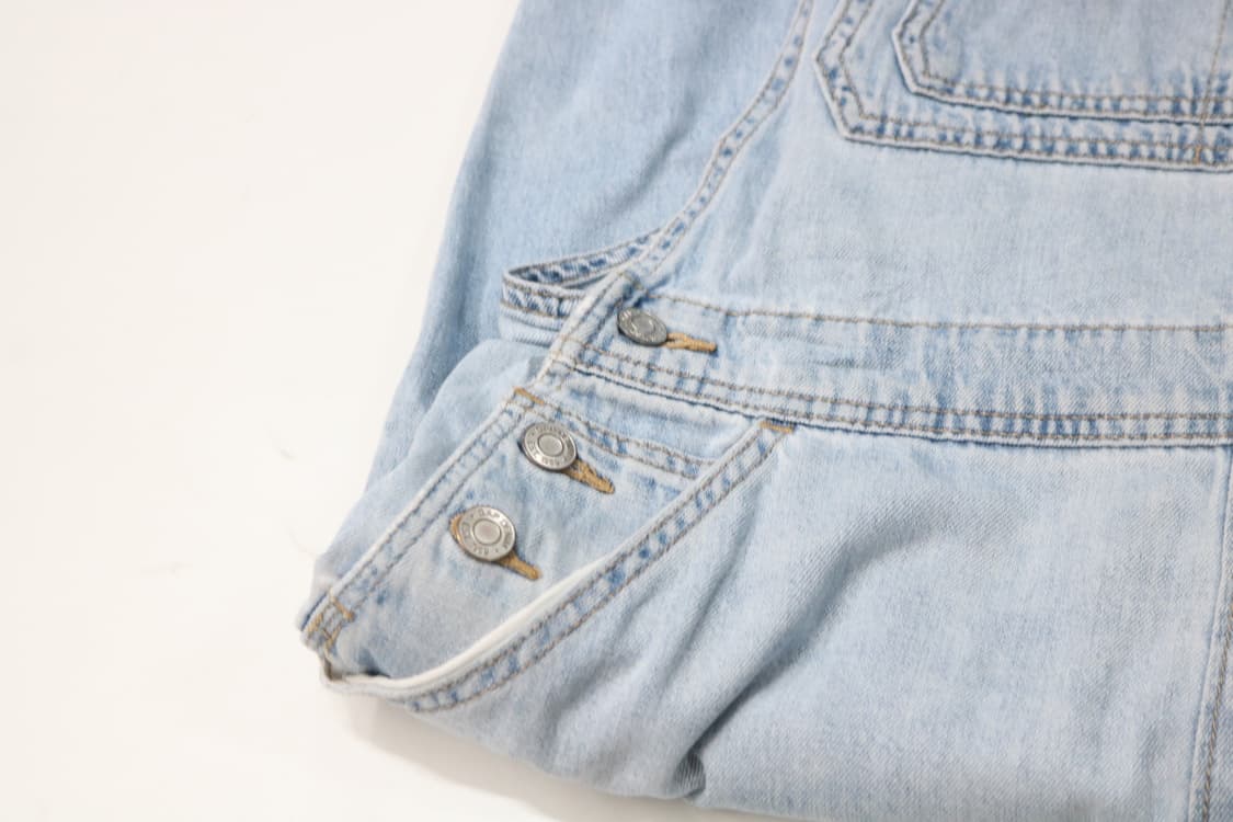 GAP 갭 빈티지 라이트 블루 데님 오버롤 (M) 상품이미지4