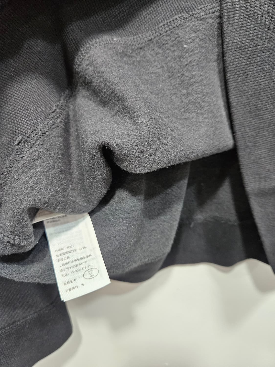 아베크롬비 블랙 로고 맨투맨 기모 티셔츠 M 상품이미지8