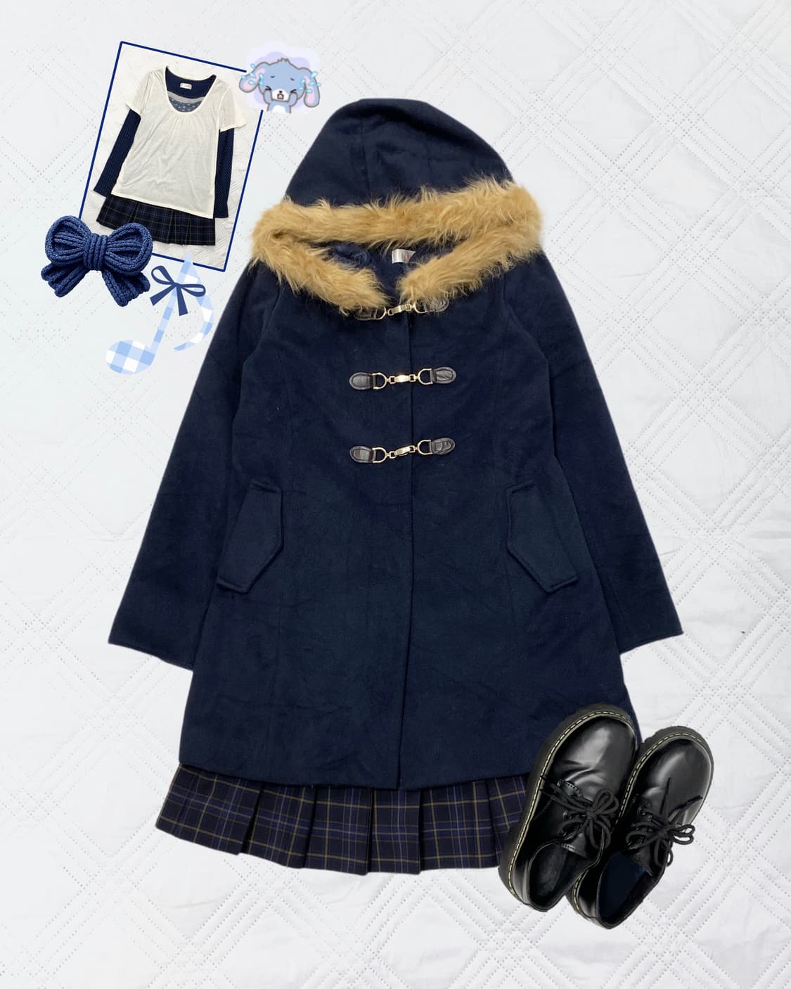 ꒰ঌ 네이비 도쿄 너드걸 세트 ໒꒱ 상품이미지1