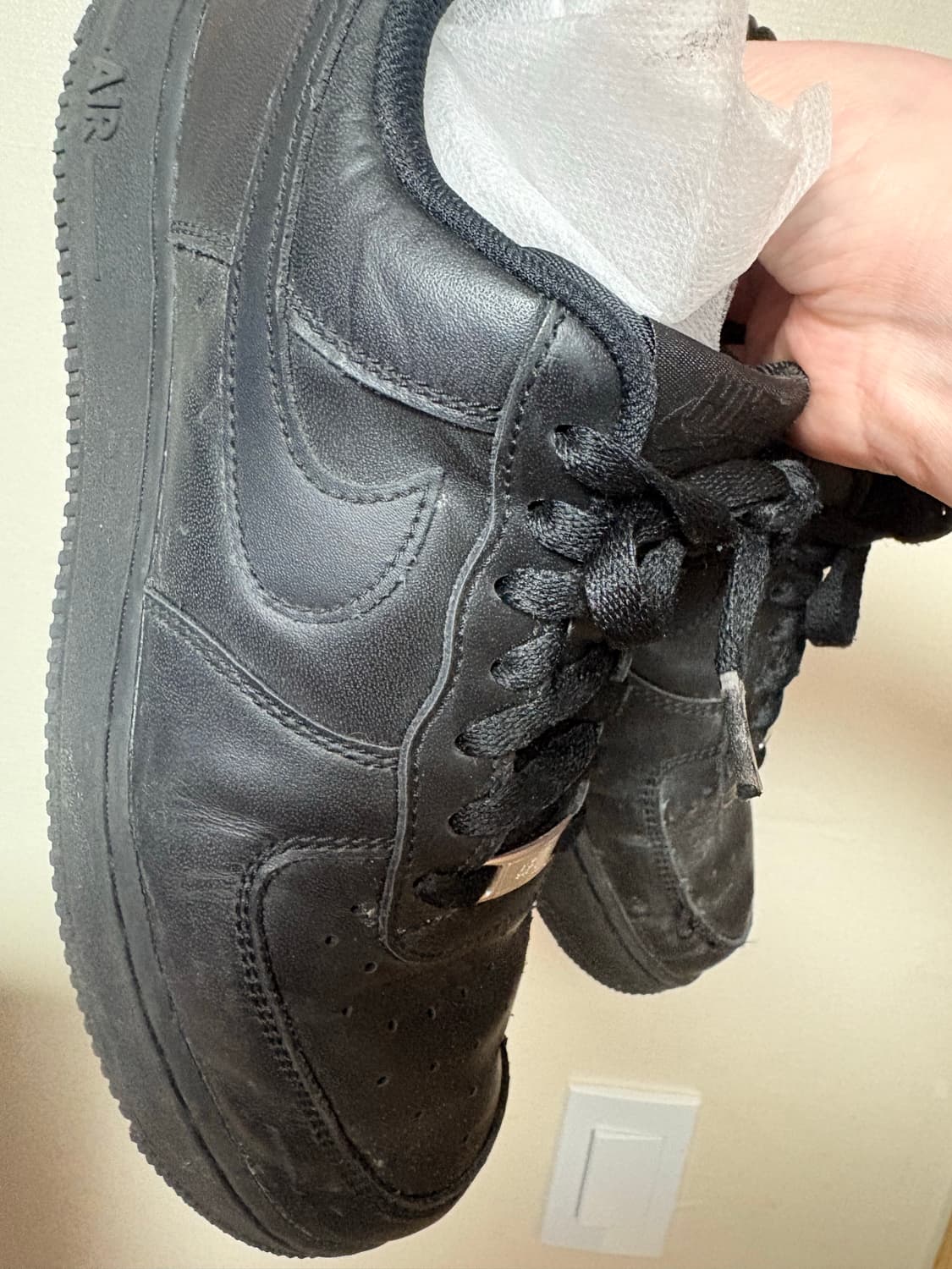 나이키 에어포스 1 블랙250 상품이미지3