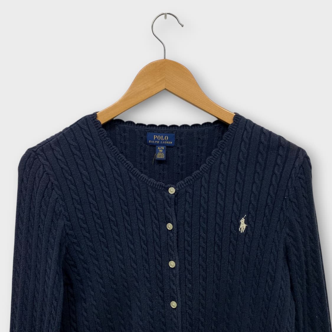 폴로 랄프로렌 케이블 가디건  XS-S가능 상품이미지2