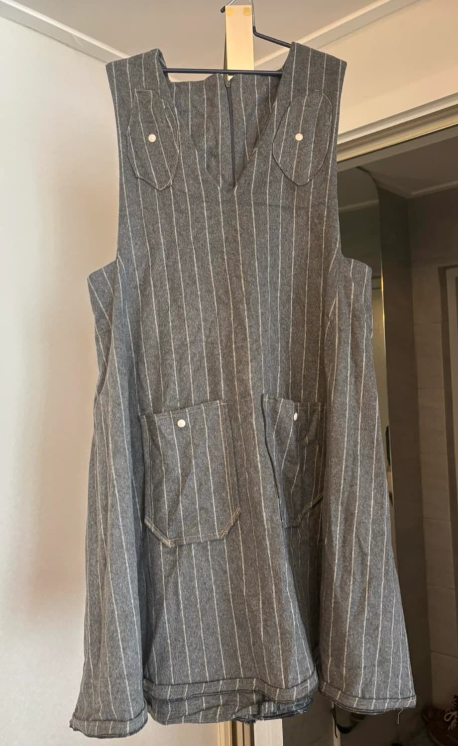 빈티지 스트라이프 원피스 상품이미지1