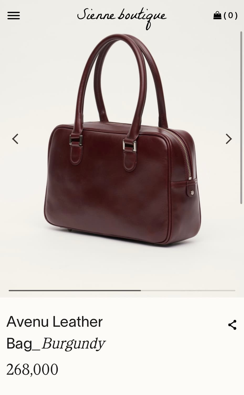 시엔느 가방 Avenu Leather bag 상품이미지5