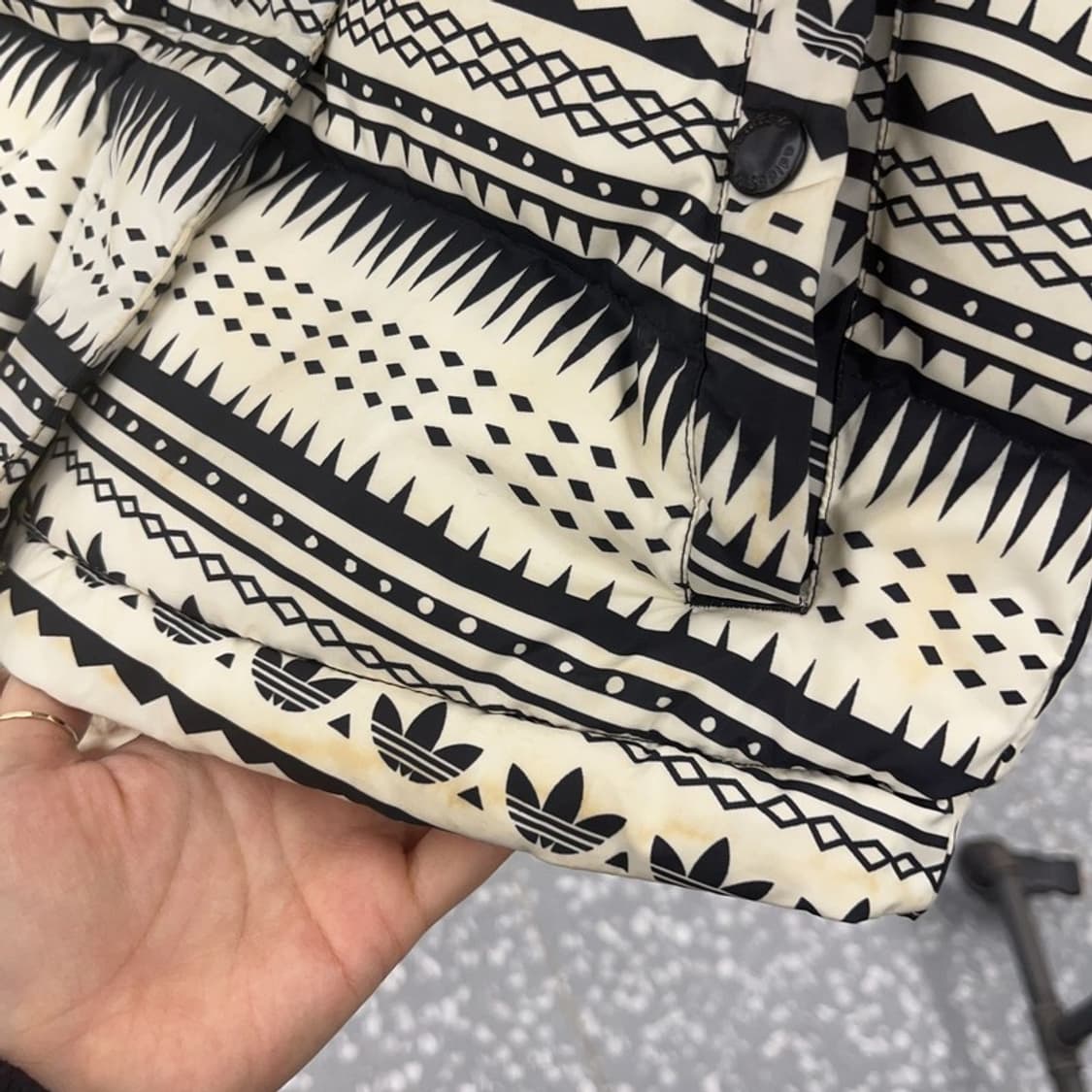 아디다스 올드스쿨 스트릿 펑크 키치 패딩 조끼 85 C09182 상품이미지9