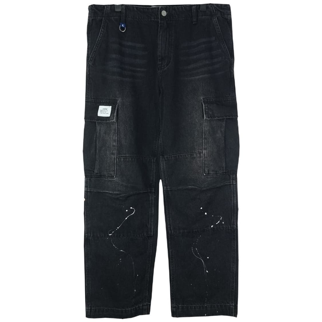 [리베레] 흑청 루즈핏 카고 데님 팬츠 M18676 상품이미지2