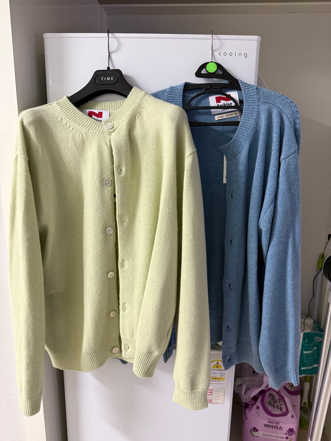 엔아카이브(비욘드 클로젯) 라운드 가디건 2컬러 상품이미지4