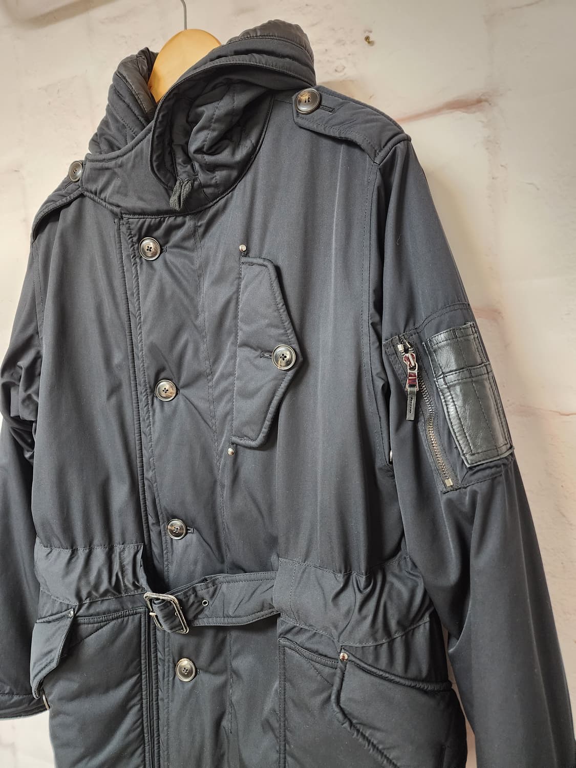 폴로 랄프로렌 영국 공군 밀리터리 벨티드 코트 상품이미지4