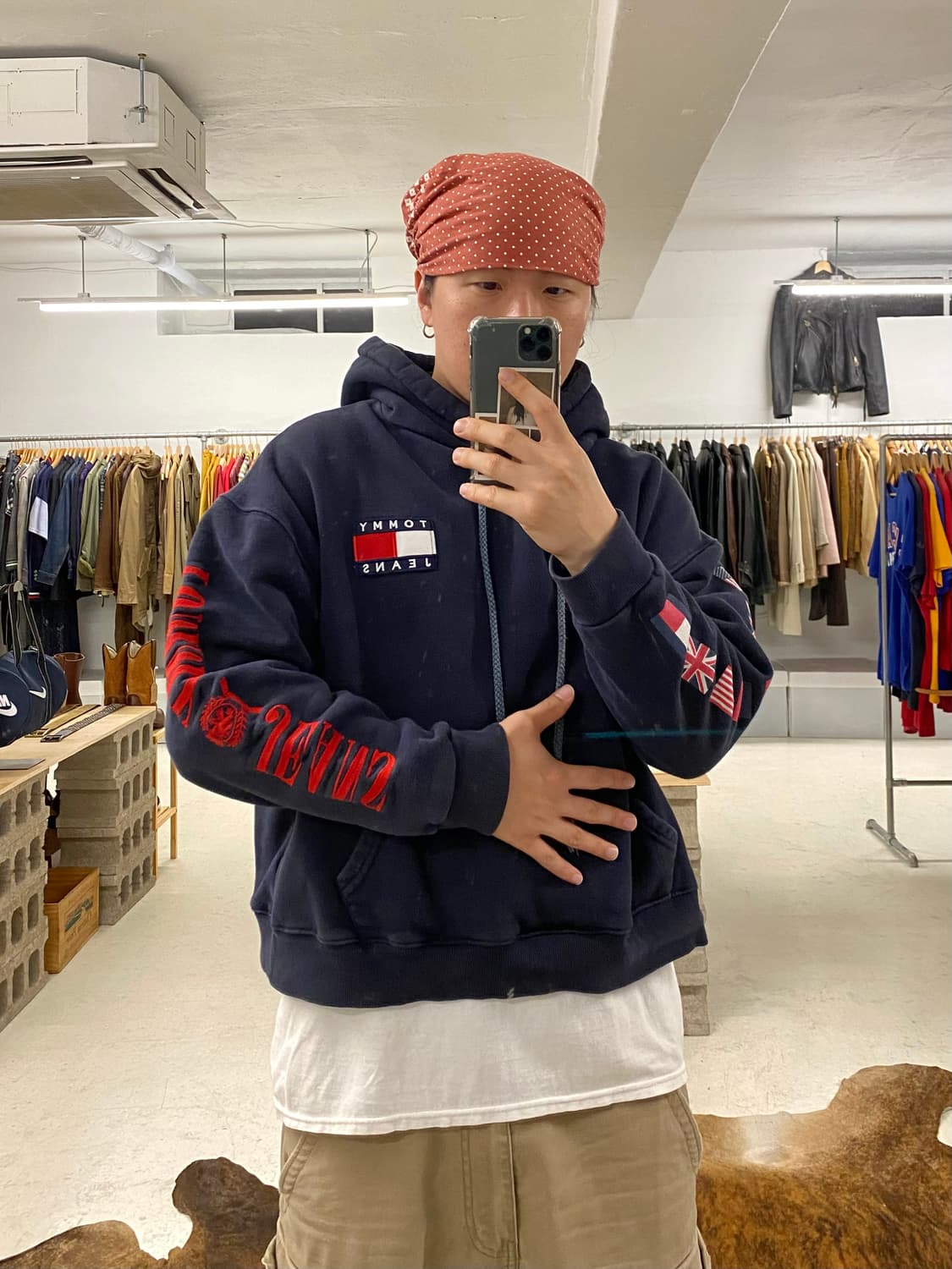 TOMMY HILFIGER flag hood t-shirts 상품이미지2