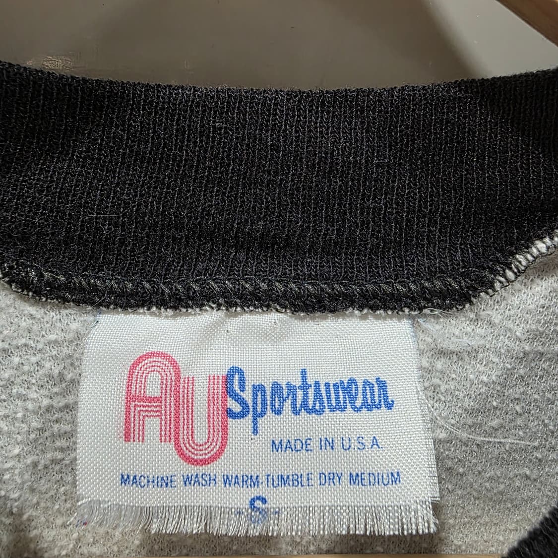 80's USA빈티지 위스콘신 프린트 맨투맨 상품이미지2