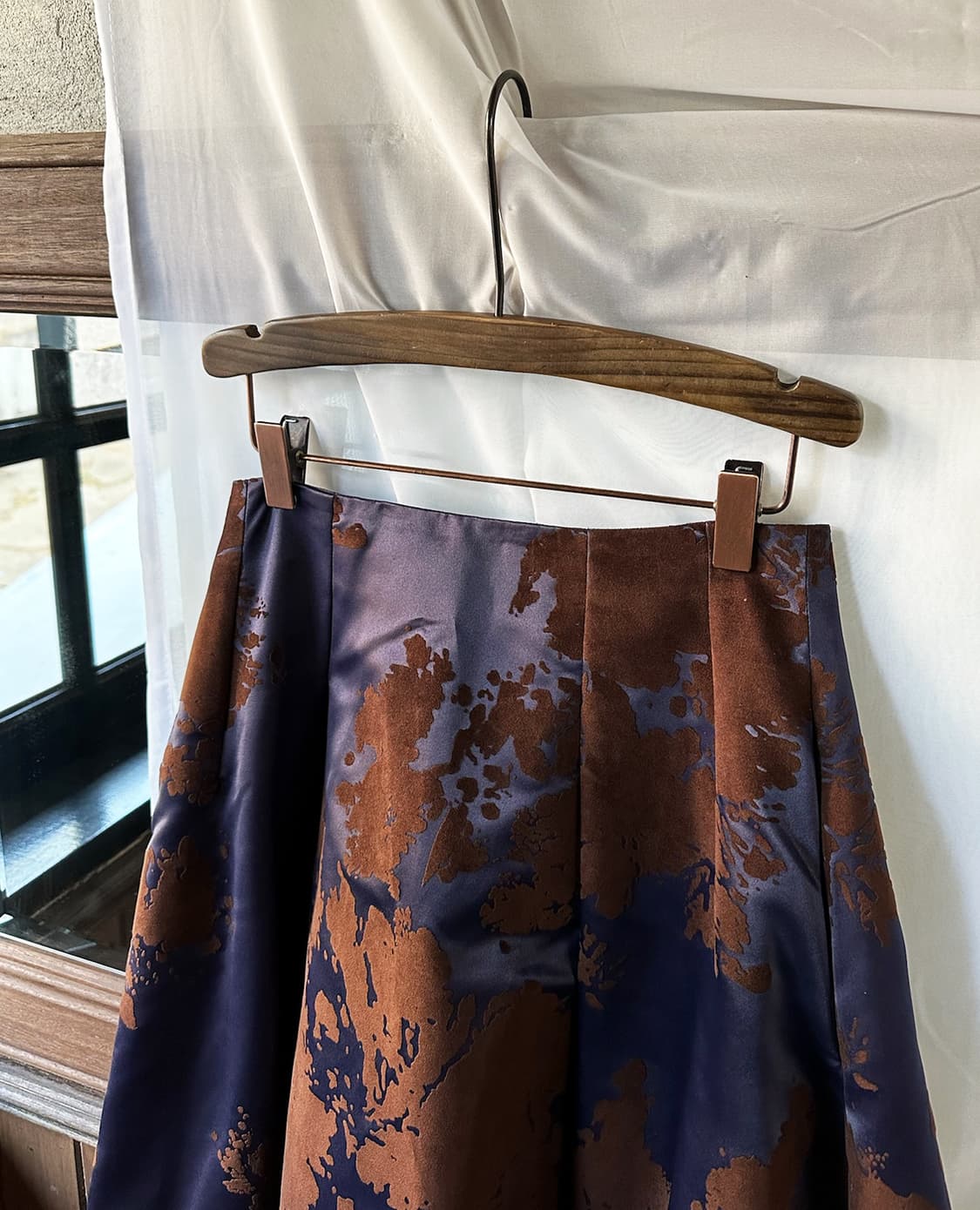 FRAY I.D printing flare skirt 상품이미지5