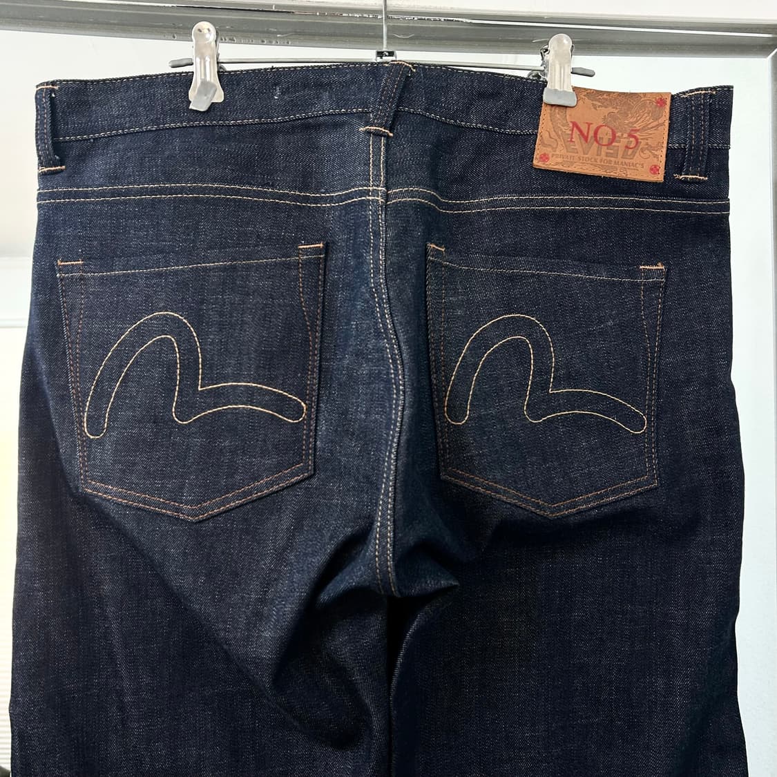 에비수 자수 로고 데님 팬츠 상품이미지6