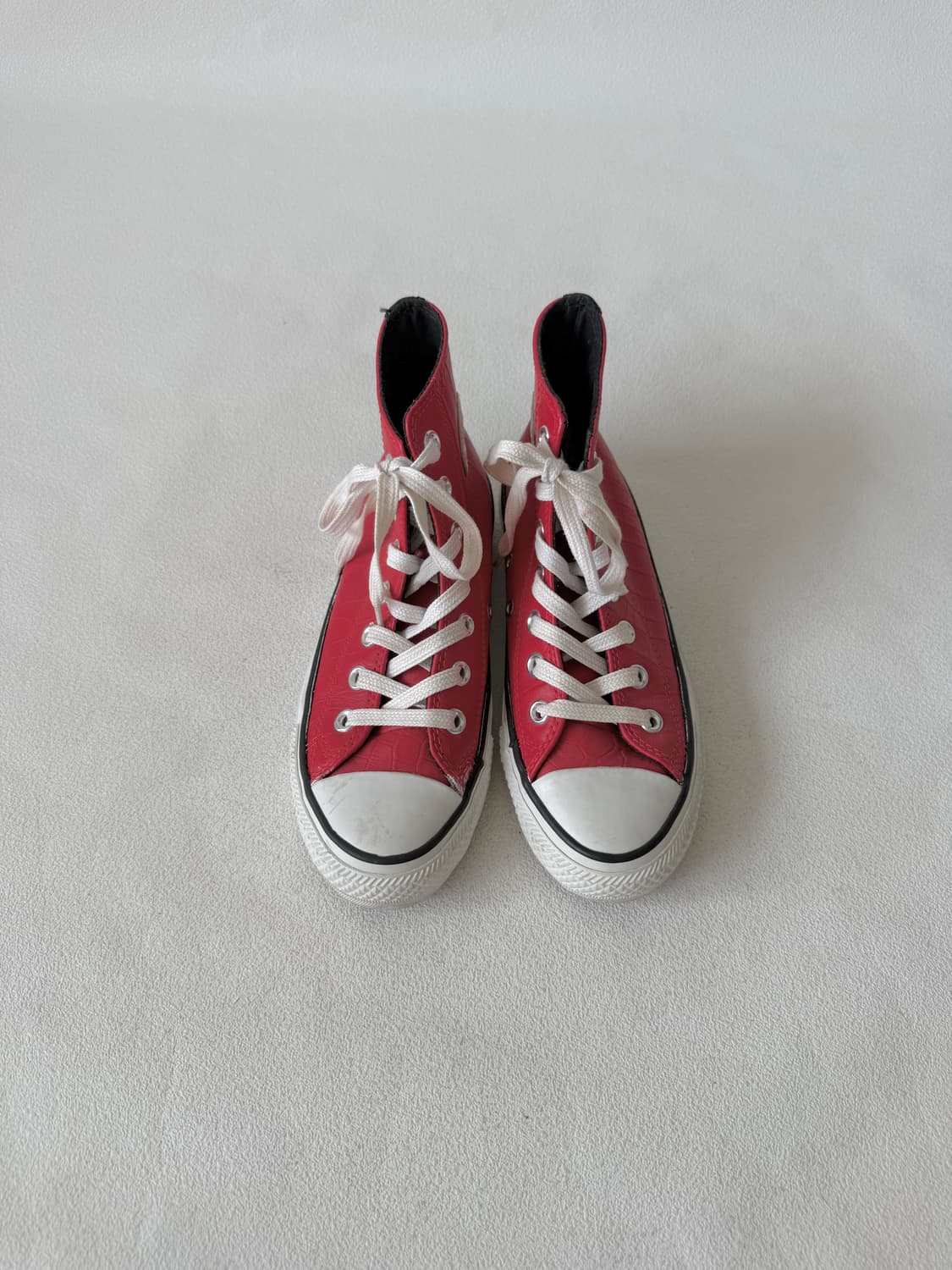 컨버스(Converse) 스투시 크록 레더 하이(13년도 출시,속 깔창X 상품이미지2