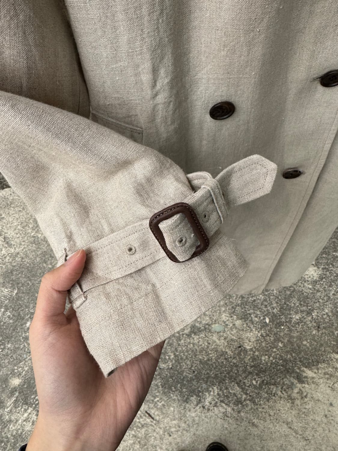 마가렛 호웰 린넨 트렌치 코트 상품이미지6