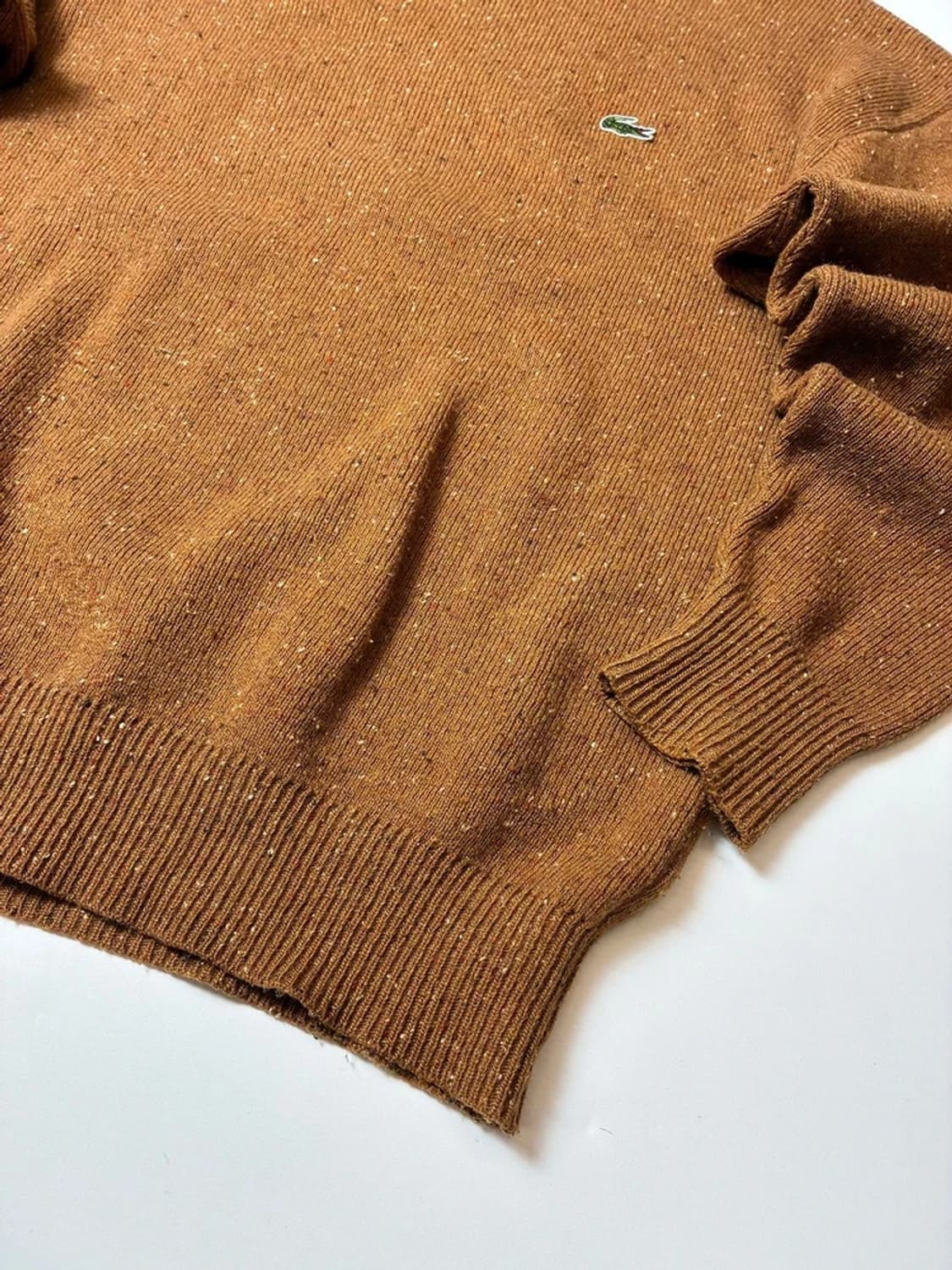 라코스테 00's 로고 패치 보카시 크루넥 니트 PN8804 상품이미지4