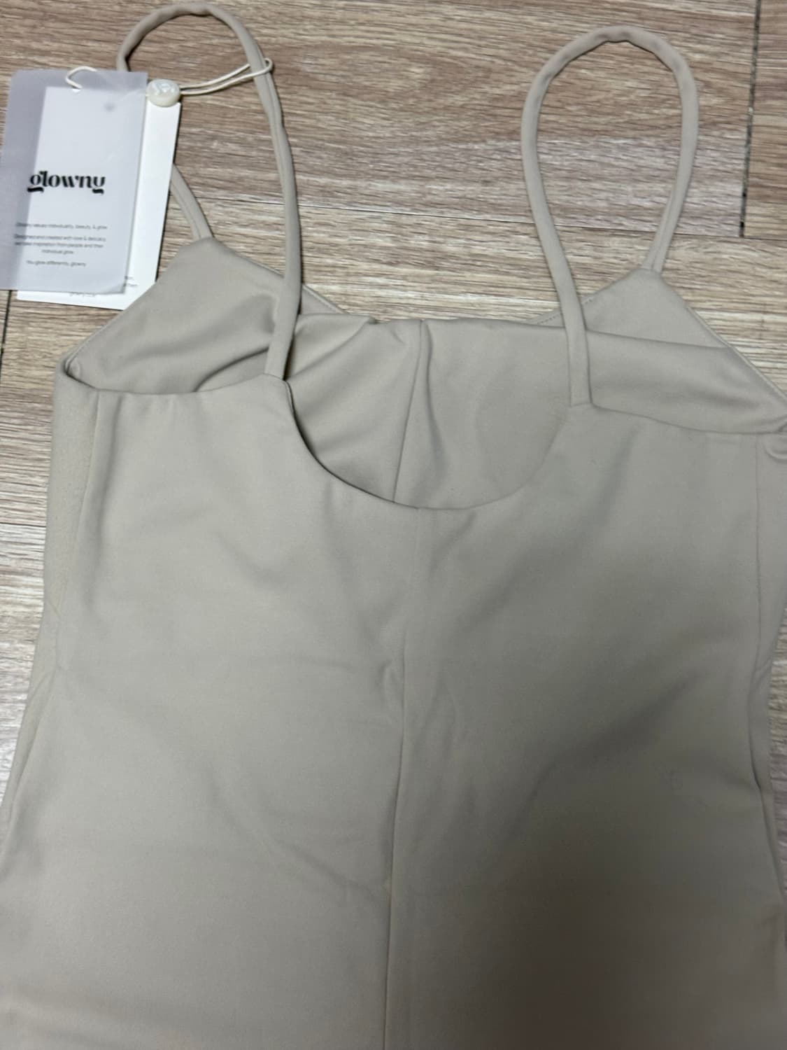 새제품_ 글로니 바디수트 Beige 상품이미지5
