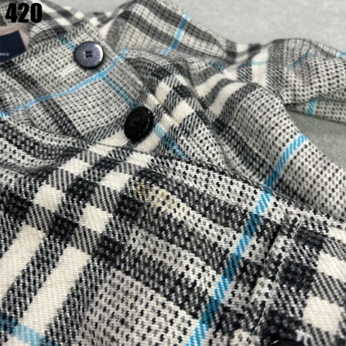 버버리 체크 롱코트  상품이미지4