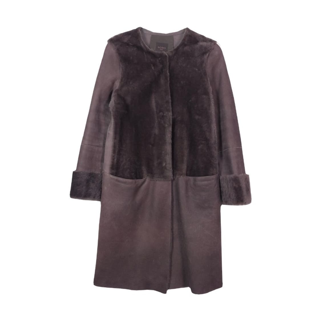 로보 스페인 라도마 프리미엄 토스카나 리얼 양가죽 무스탕 55 상품이미지1