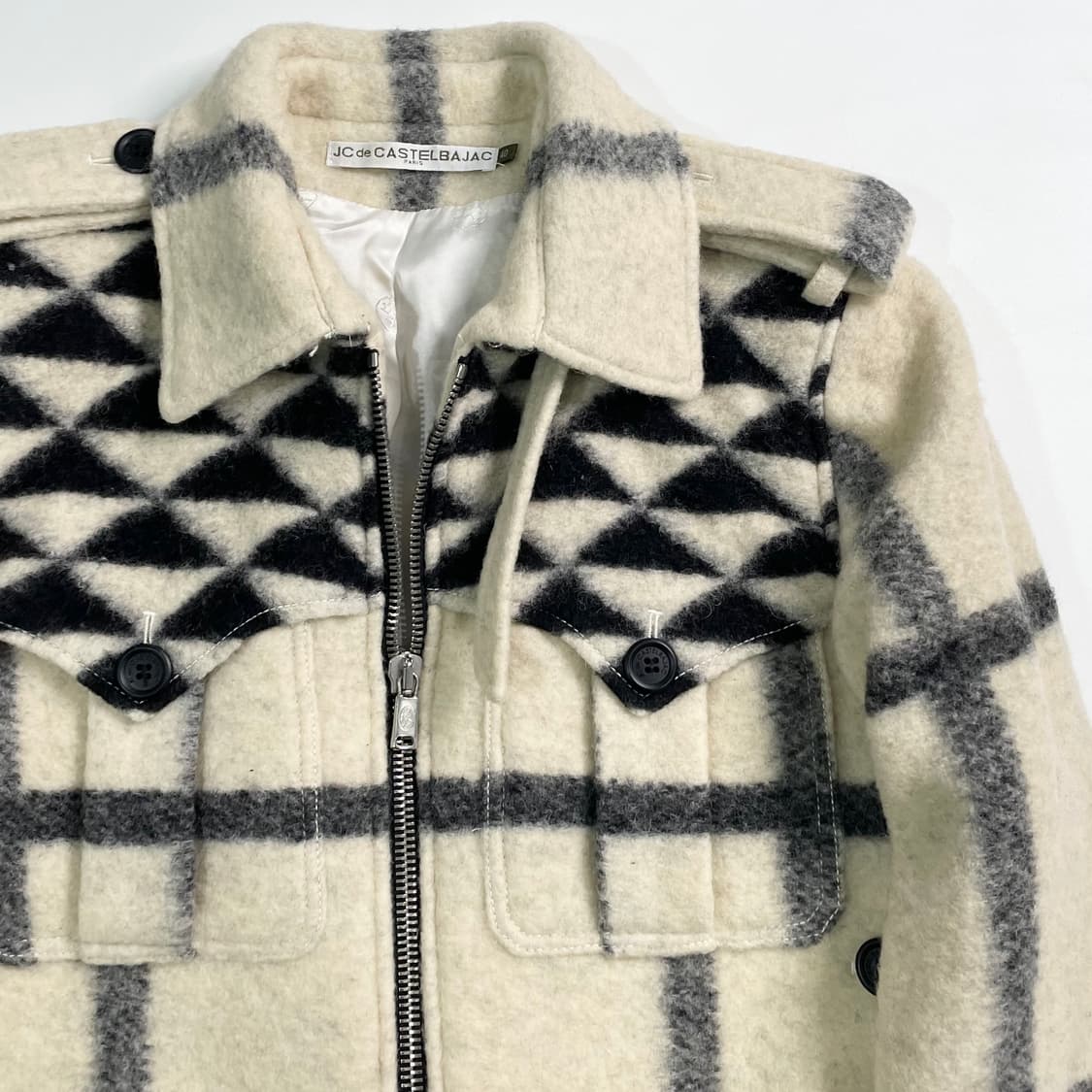 카스텔바작 나바호 크롭 울 자켓 상품이미지3