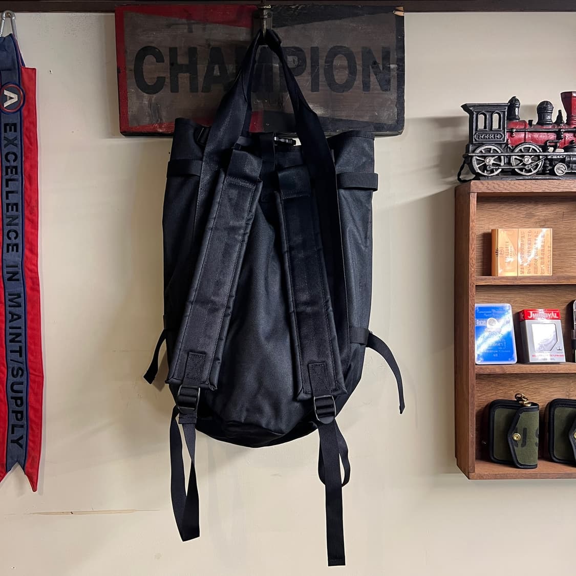 US 밀리터리 카키 토트백 블랙 백팩겸용 새상품 상품이미지5