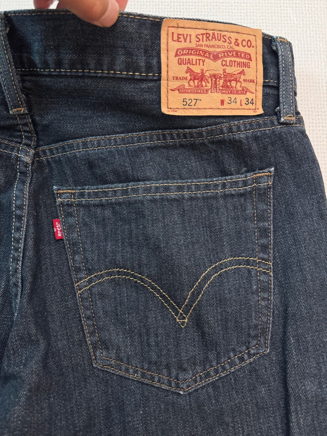 리바이스 527 BOOT CUT 부츠컷 데님팬츠  34 x34 상품이미지4
