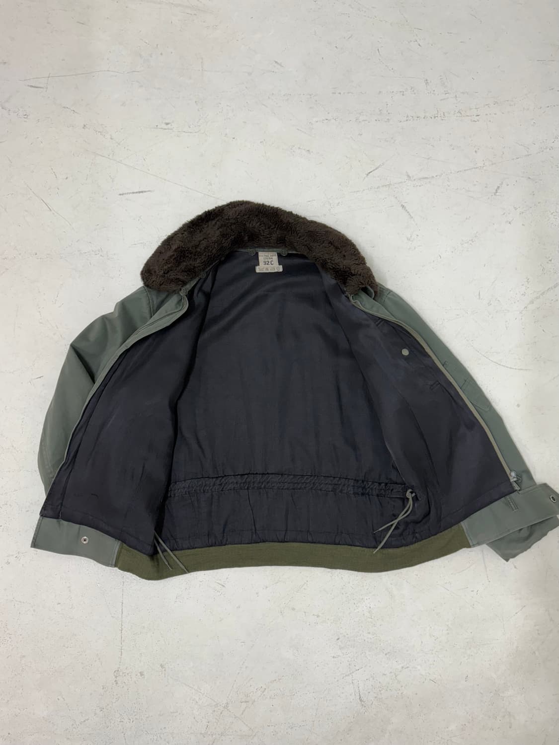 80's French Airforce Flight Jacket. HBT 상품이미지6