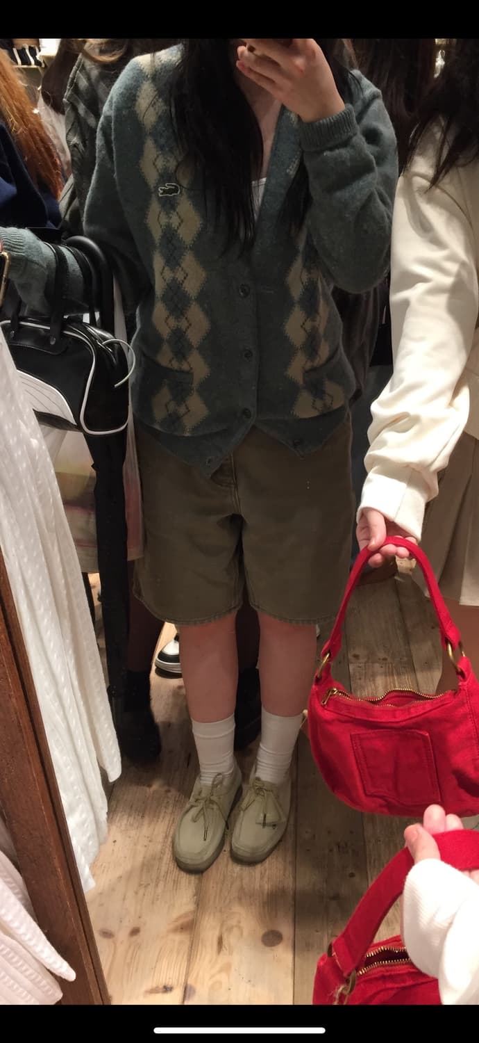 라코스테 아가일 니트 가디건  상품이미지4