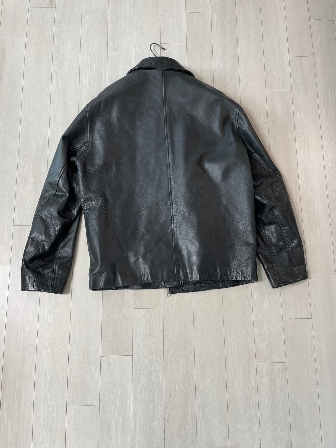 [L] 올드갭 레더 풀집업 상품이미지4