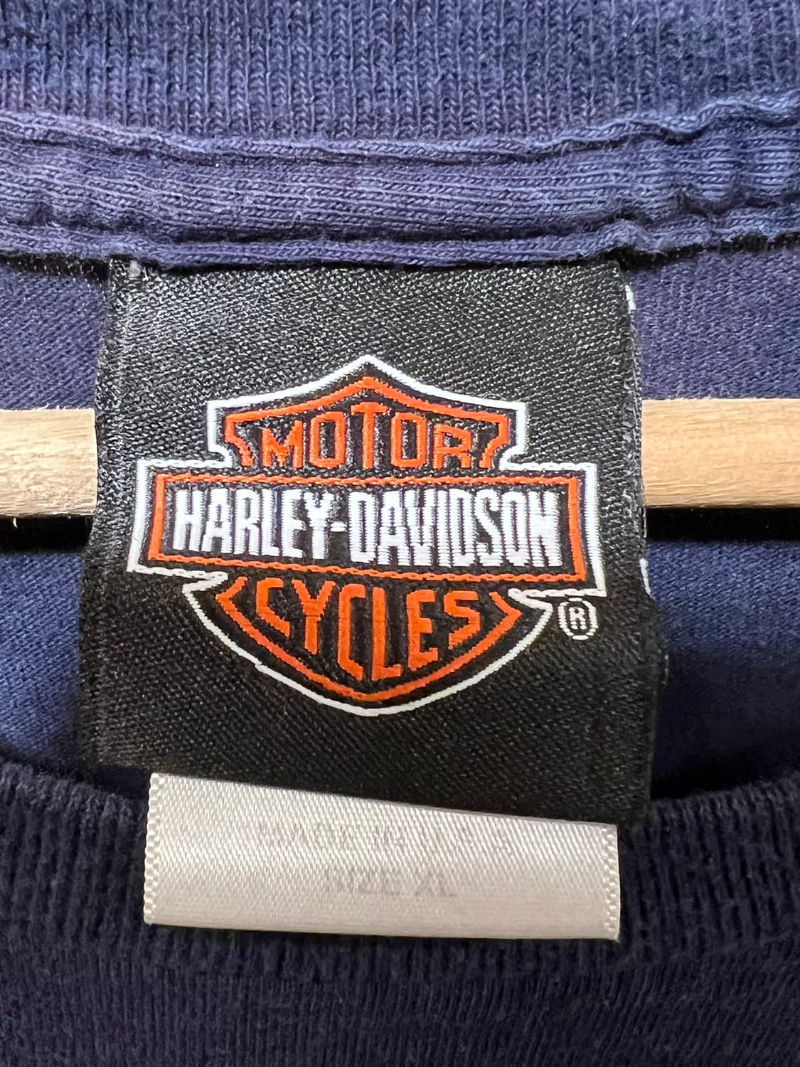 00's [XL] 할리데이비슨 스컬 그래픽 빈티지 크롭 롱슬리브 상품이미지8
