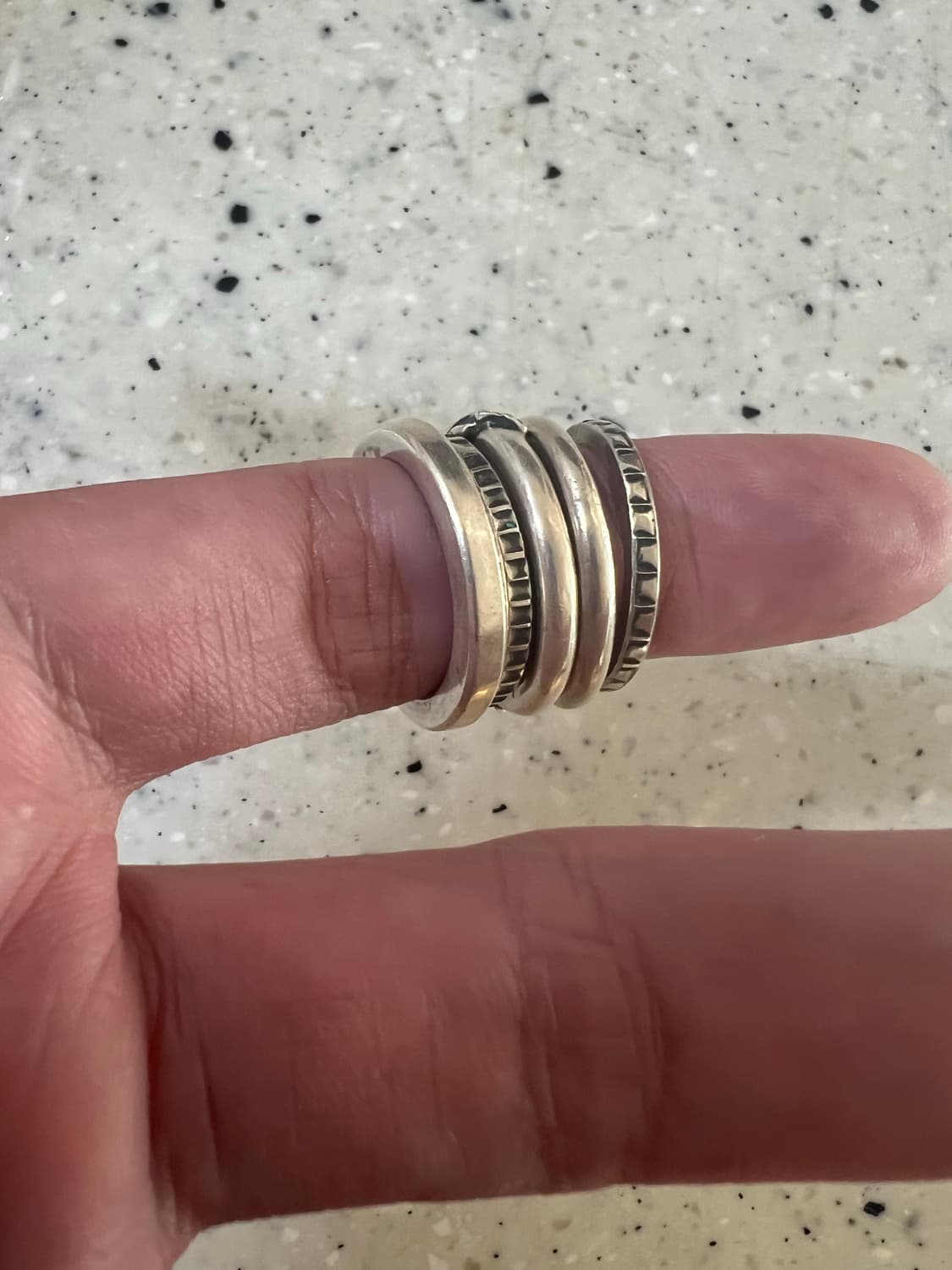 Werkstatt muenchen 반지  5ring combi skull 상품이미지4