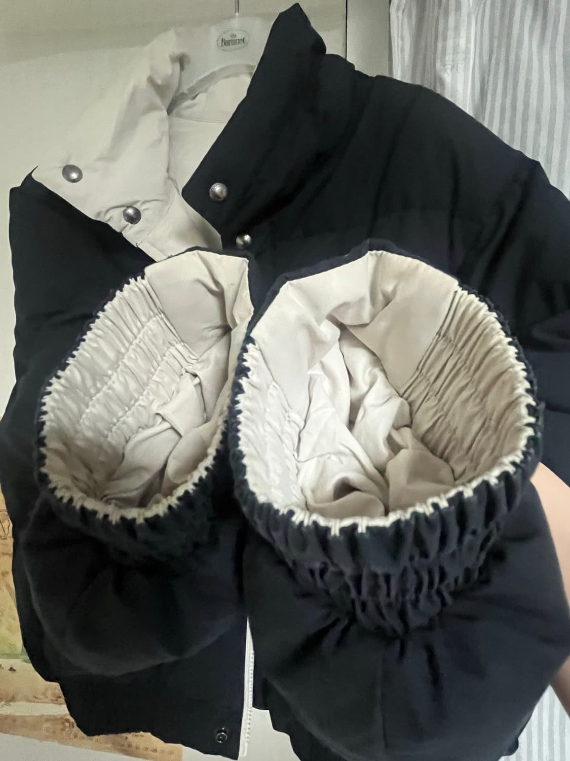 GED 리버시블 패딩 네이비 상품이미지3