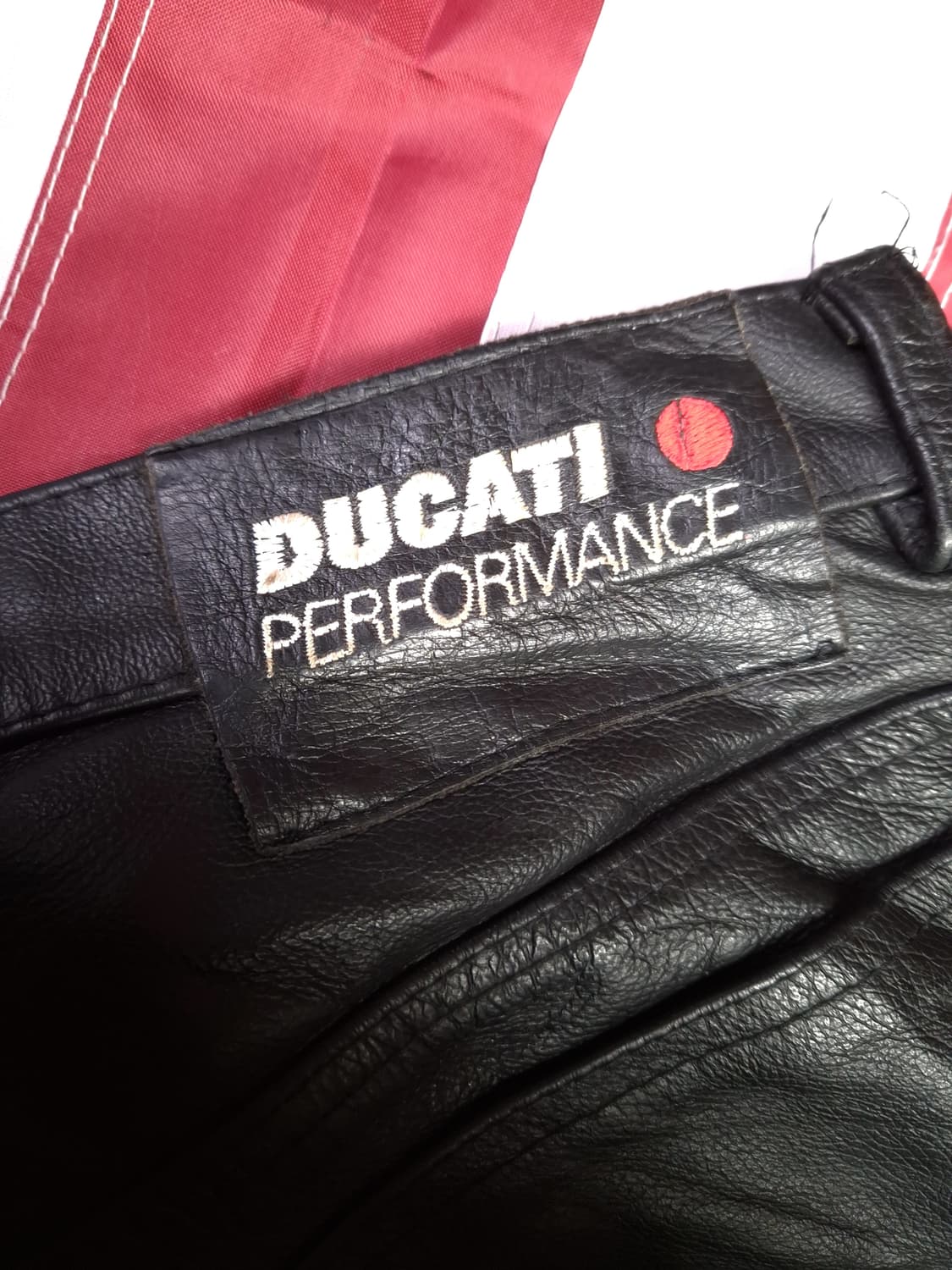 오리지날 일본판 두카티 우먼용(공용) 리얼레더 라이더 팬츠 상품이미지1