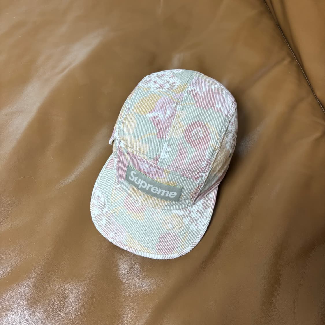 슈프림 캠프캡 모자 박스로고 코듀로이 플로랄 상품이미지5