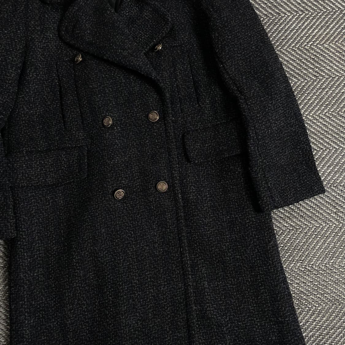 폴앤조 파리 트위드 더블 롱 코트y 2862 상품이미지3