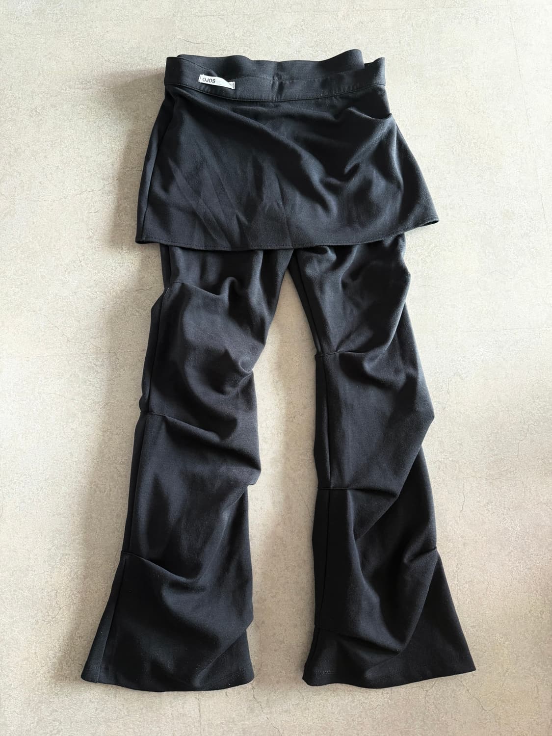 오호스 ojos 랩 오버 턱 팬츠 스커트 팬츠 상품이미지4