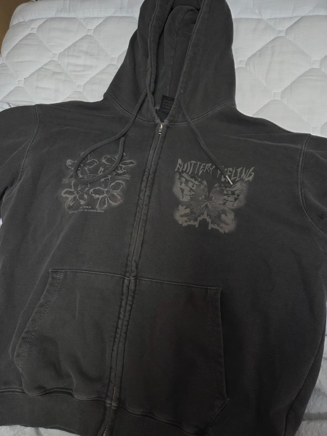 꼼파뇨 플러터리 피그먼트 후드집업 m 상품이미지2