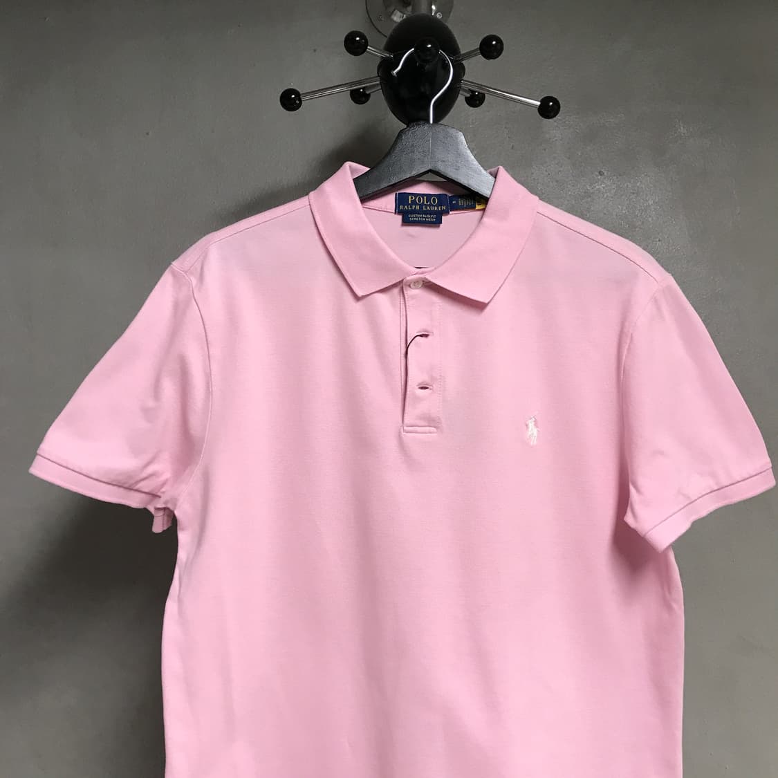 폴로 랄프로렌 QR PK 반팔 카라티 핑크 M 상품이미지2