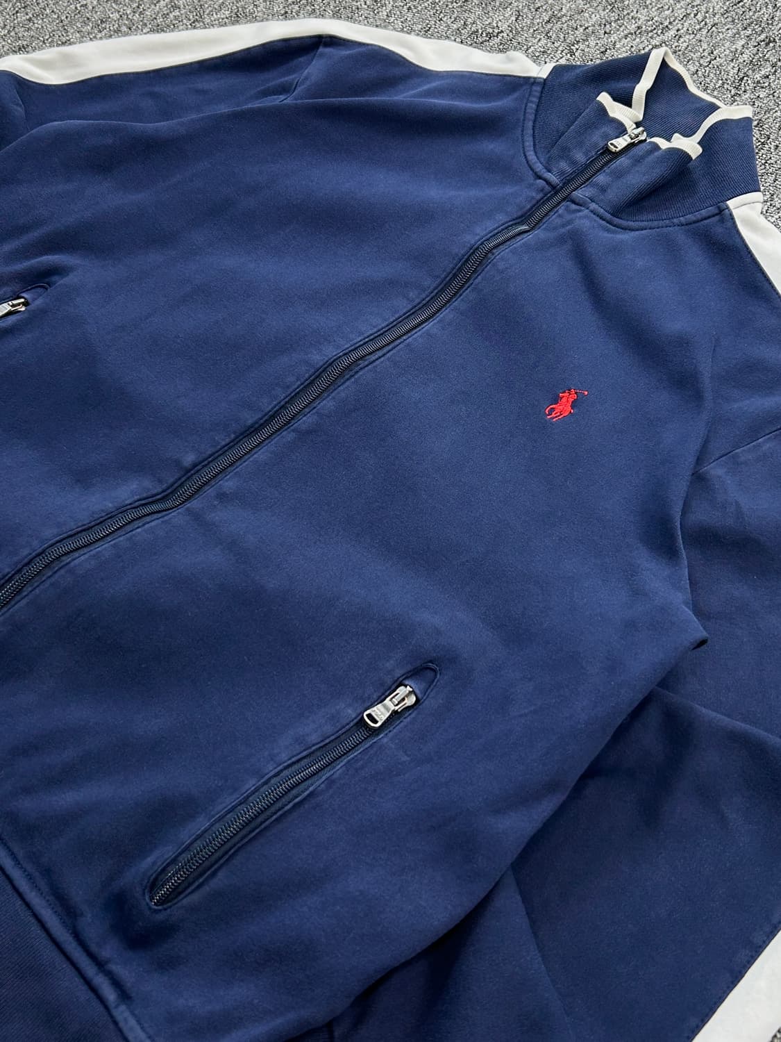 폴로 랄프로렌 사이드라인 네이비 집업자켓 L 상품이미지4