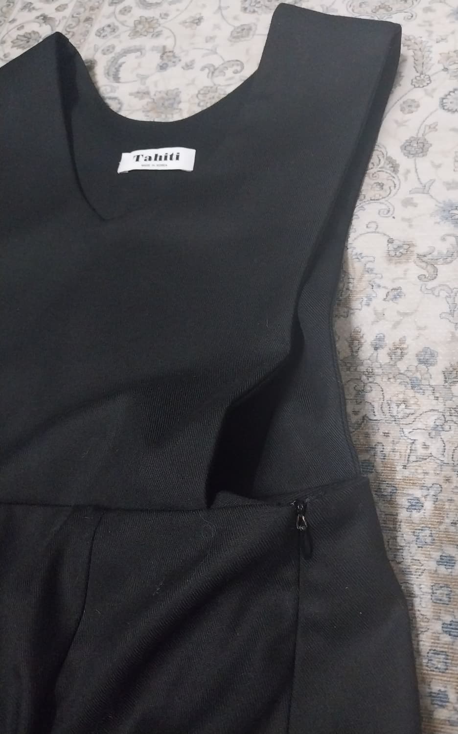Tahiti 블랙 원피스 F (55까지) 상품이미지3