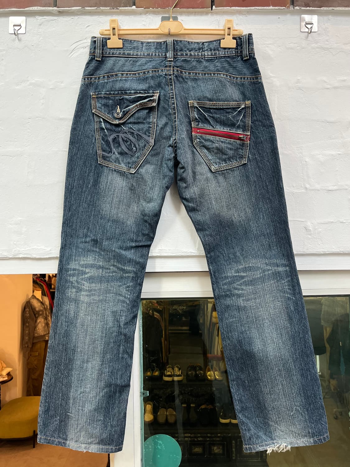 Rush Hour 빈티지 워싱 데님 팬츠 W32 상품이미지5