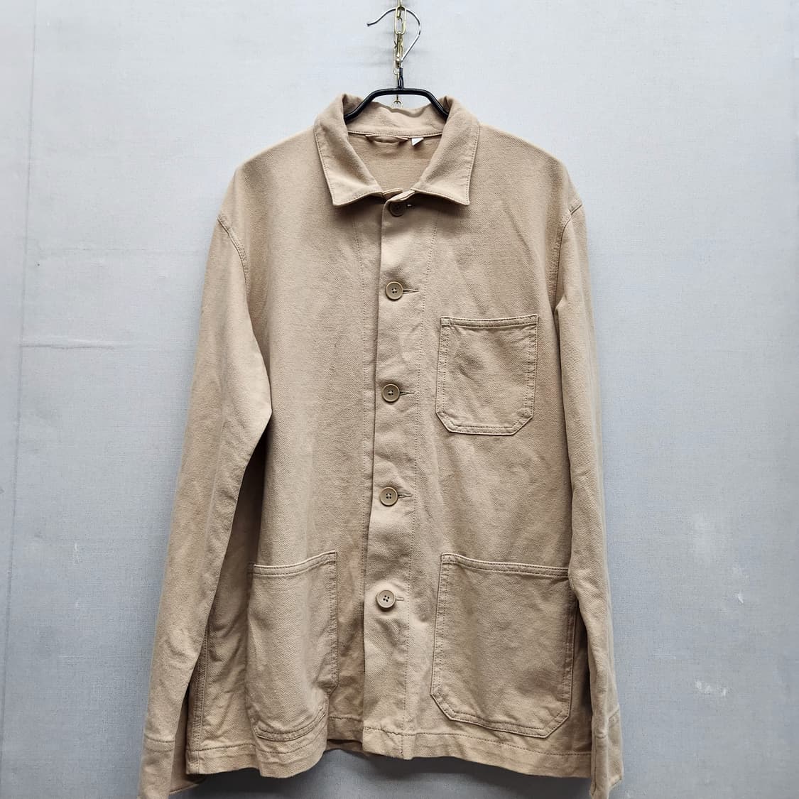 유니클로 스티치 디테일 워크자켓 M(L) 상품이미지1