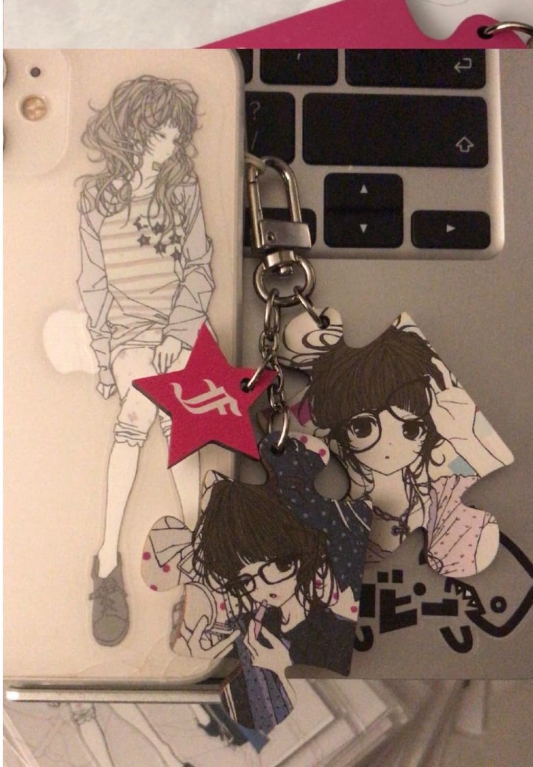 [fa.er.ie x greenpea]퍼즐 키링 참 상품이미지1