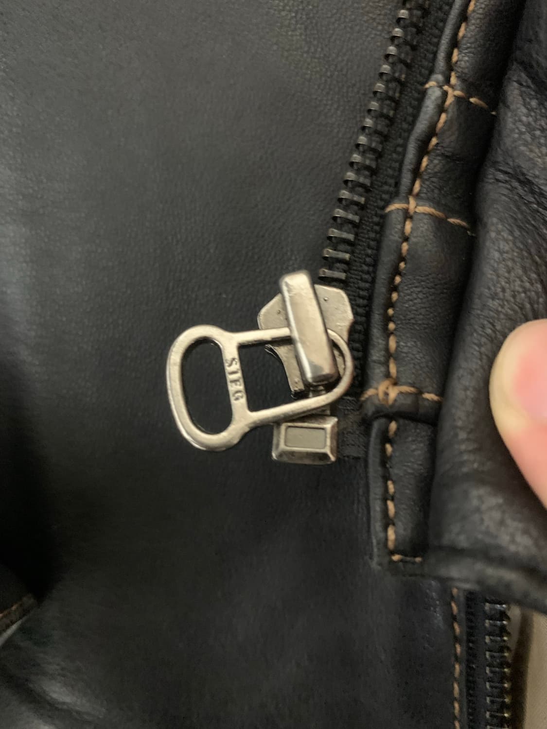 지이크 양가죽 싱글자켓 상품이미지5