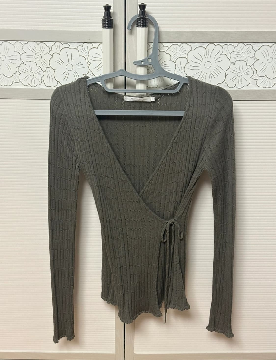 빈티지 카키 랩 롱슬리브 y2k 러힙 히피 상품이미지1