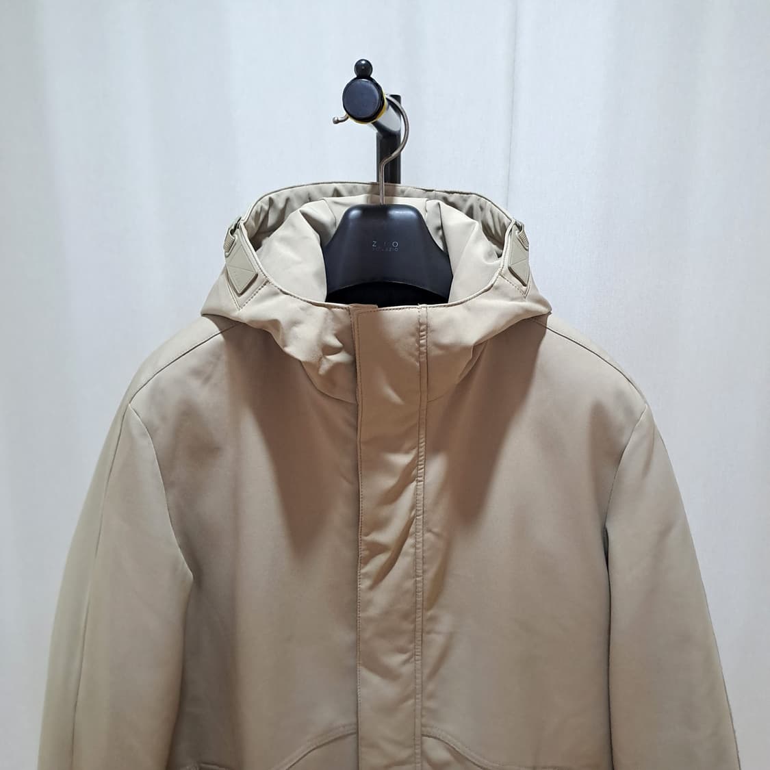 (택포) 솔리드옴므 22FW 128 구스 후드코트 46 A614 상품이미지2