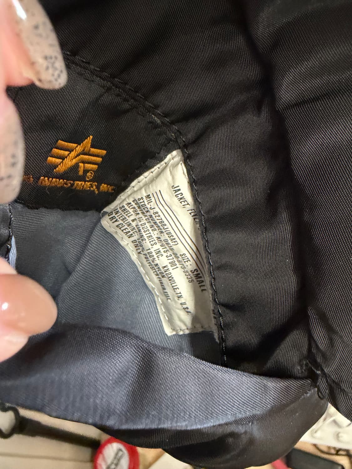 N247. 알파인더스트리 ma-1 자켓 상품이미지2