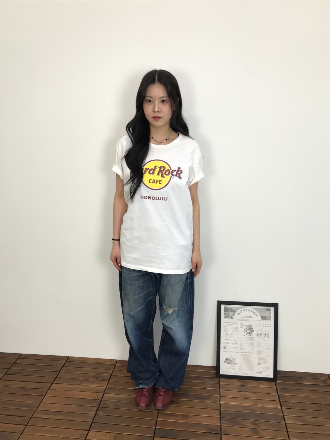 Hard Rock Cafe Honolulu Logo Tee 상품이미지1