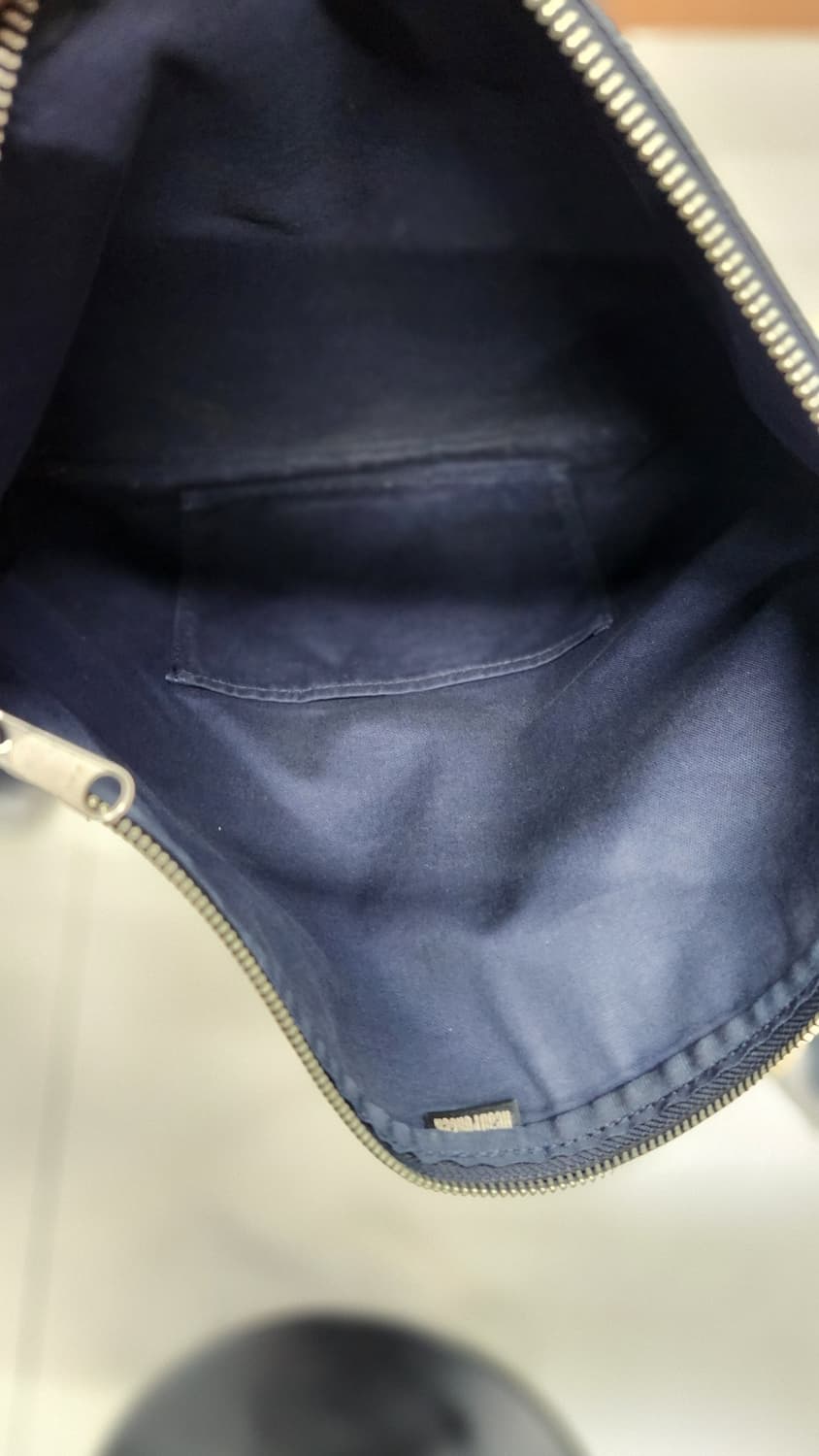 정품 요시다 포터 폴딩 레더 클러치백 블랙 상품이미지6