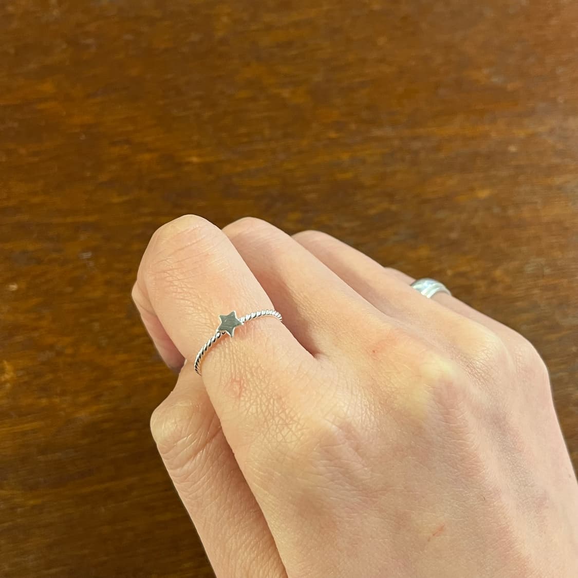 새상품 925 별꽈배기 은반지 링 상품이미지5