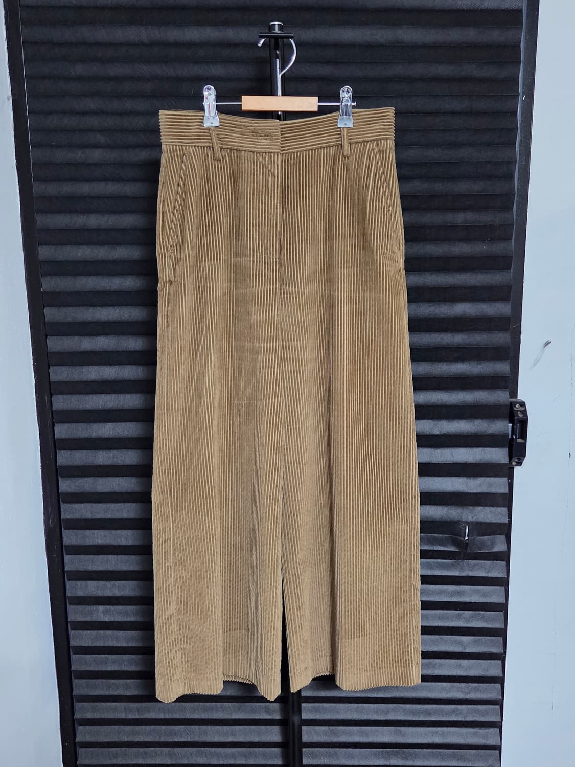 (정품) [위크엔드 막스마라] 코튼 코듀로이 와이드 팬츠 | 00073 상품이미지1